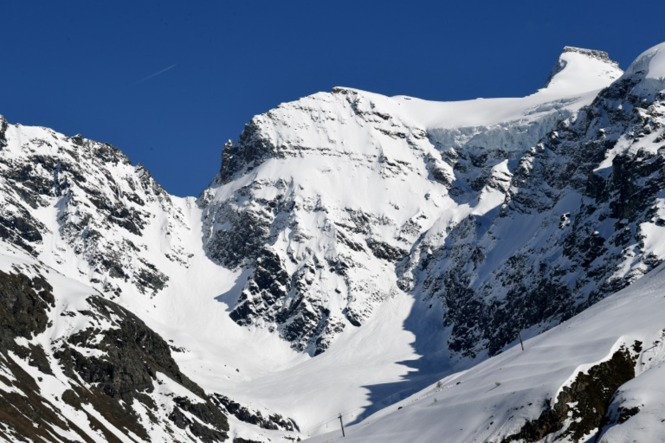 Deux personnes sont décédées samedi dans une avalanche sur la commune de Bonneval-sur-Arc (Savoie) © JEAN-PIERRE CLATOT