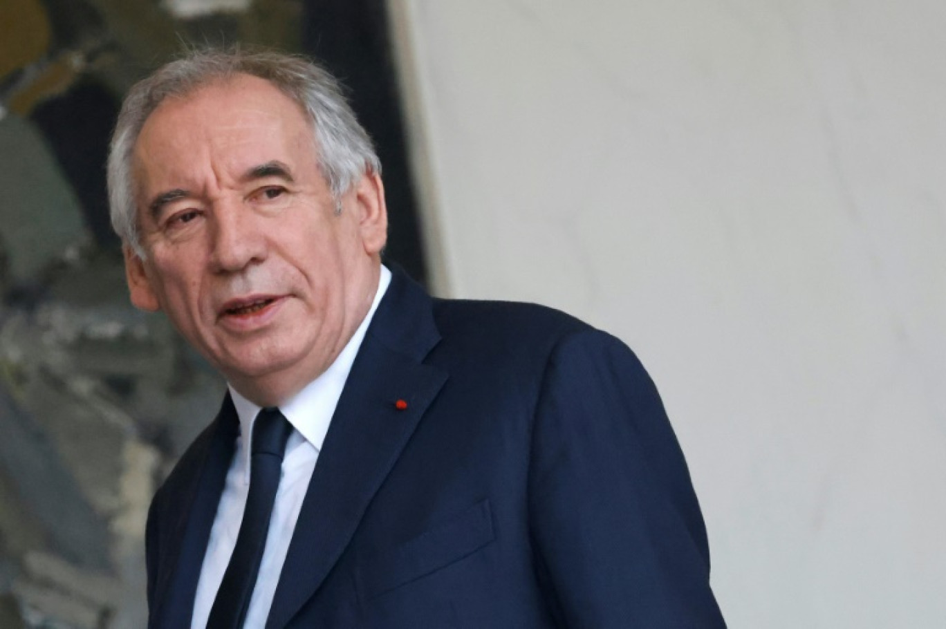 Alain Esquerre, porte-parole du collectif des victimes du collège-lycée de Bétharram, le 15 février 2025 à Pau avant sa rencontre avec le Premier ministre François Bayrou © PHILIPPE LOPEZ