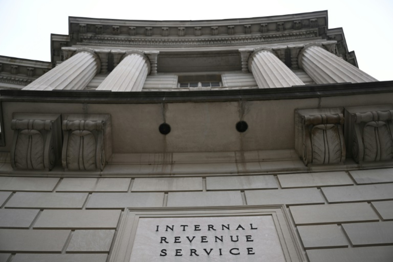 Le bâtiment de l'Internal Revenue Service (IRS), l'administration fiscale américaine, le 2 février 2024 à Washington © Brendan SMIALOWSKI