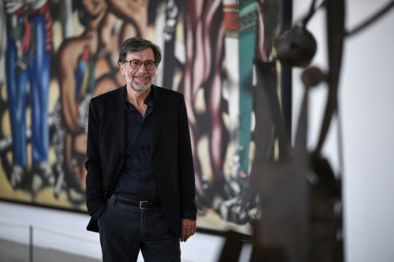 Serge Lasvignes au musée d'art moderne du Centre Georges Pompidou à Paris, dont il est alors le président, le 15 juin 2020 © ANNE-CHRISTINE POUJOULAT