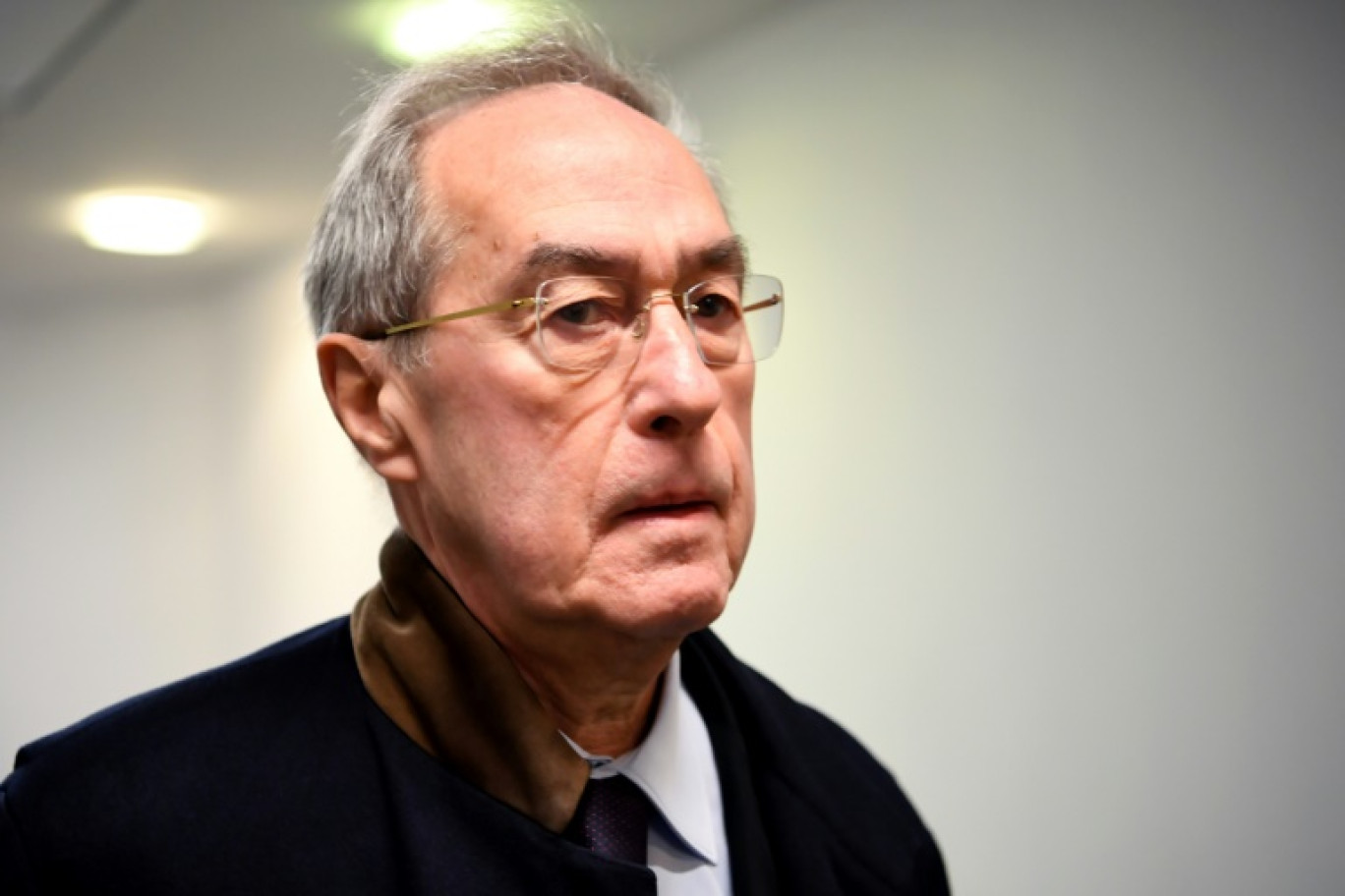 Claude Guéant au tribunal de Nanterre le 11 octobre 2022 © Bertrand GUAY