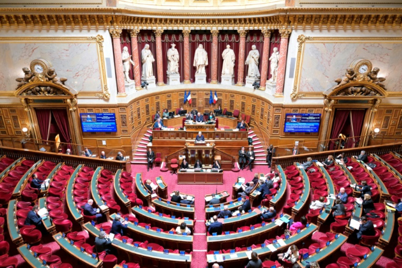 L'interdiction du mariage pour les étrangers en situation irrégulière fait l'objet d'un vote jeudi au Sénat © Bertrand GUAY