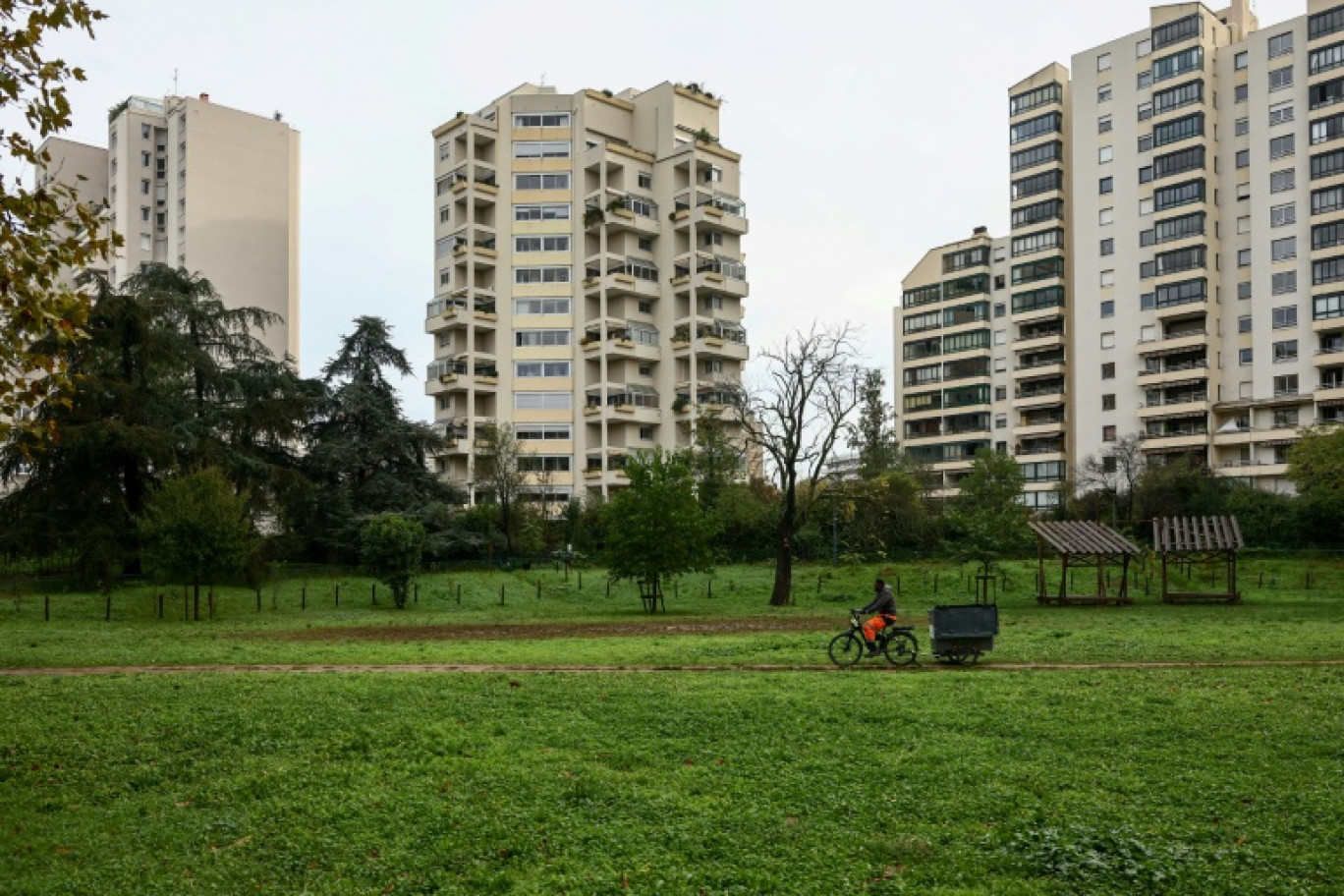 Le quartier du Tonkin à Villeurbanne, près de Lyon, le 18 octobre 2024 © Alex MARTIN