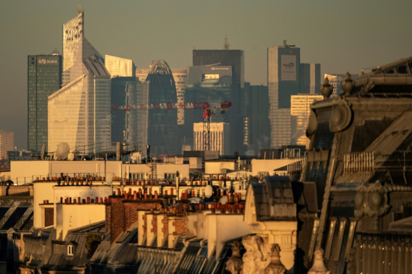 Le quartier d'affaires de la Défense, près de Paris, le 3 janvier 2025 © Guillaume BAPTISTE