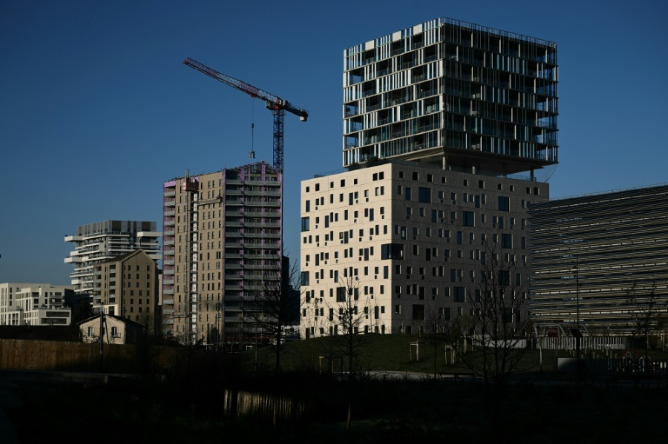 Construction d'immeubles résidentiels, à Bordeaux, le 14 janvier 2025 © Philippe LOPEZ