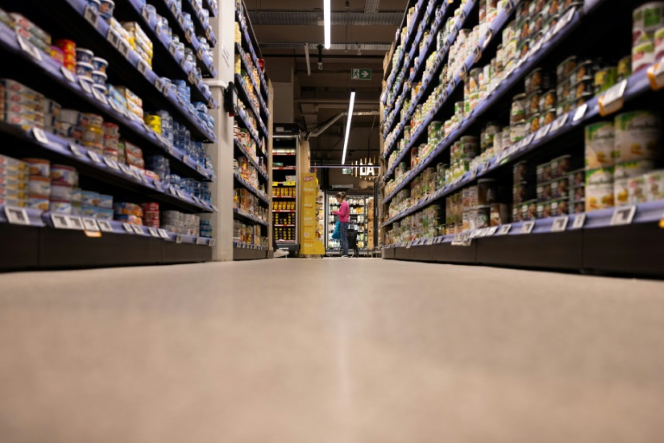 Un supermarché à Issy-les-Moulineaux (banlieue sud de Paris), le 16 mai 2024. © JOEL SAGET