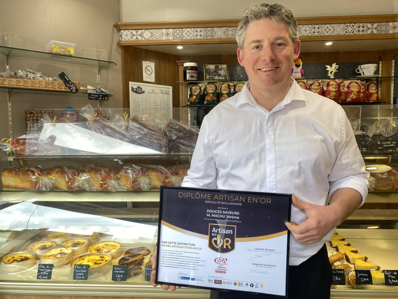 À Breteuil, cette boulangerie tenue par Jérôme Machu est une institution.