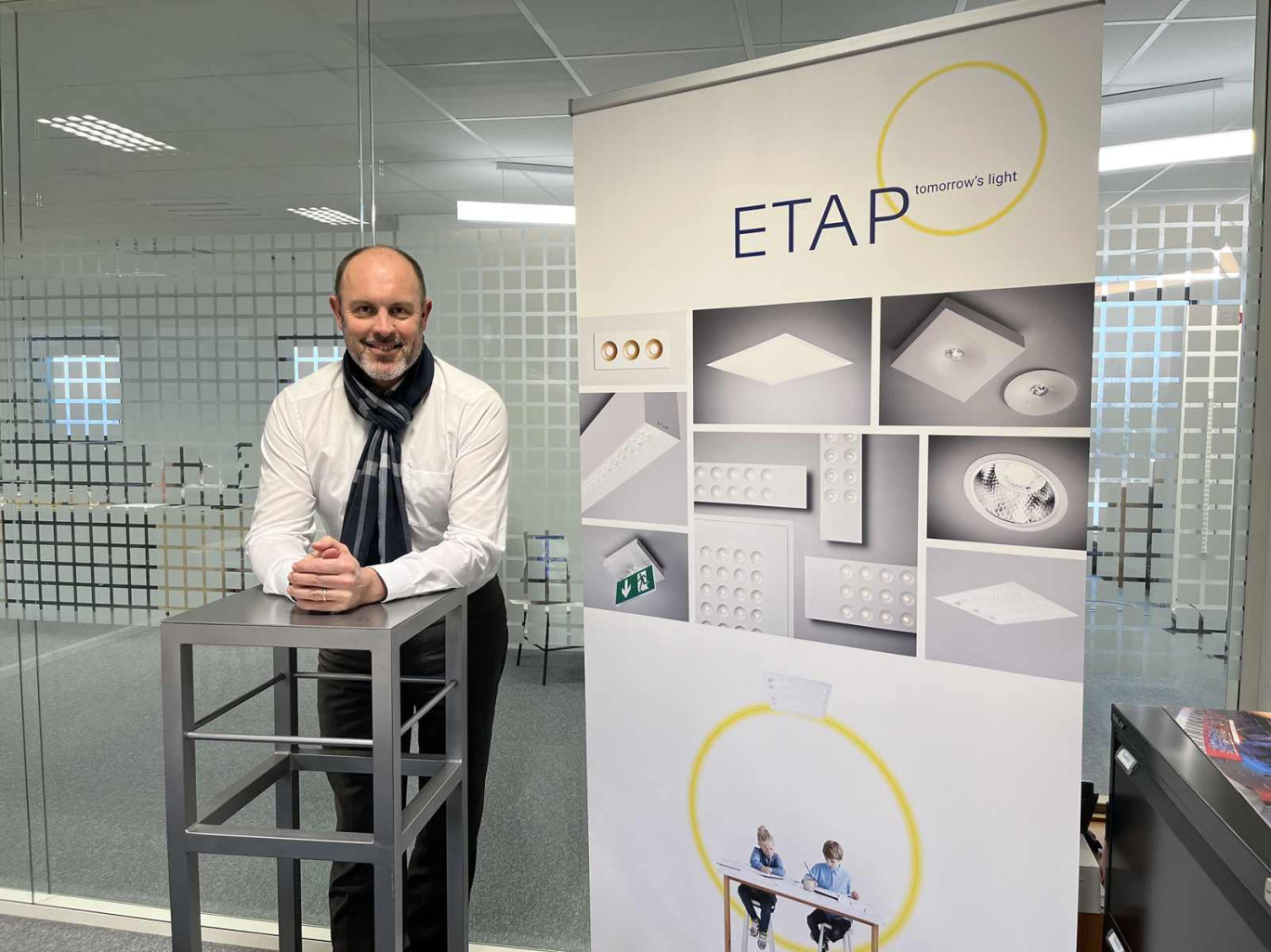 Benoît Gamas, directeur général de la branche française de Etap Lighting.