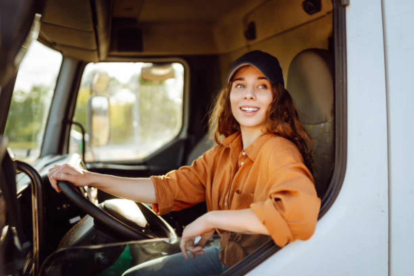 On recense 10 % de femmes conductrices de camion en France. 