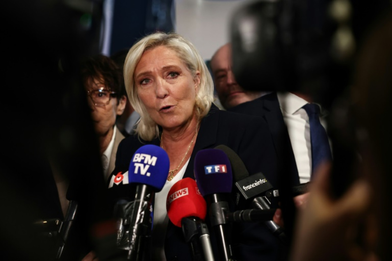 Marine Le Pen au Salon de l'agriculture, le 1er mars 2025 © Behrouz MEHRI