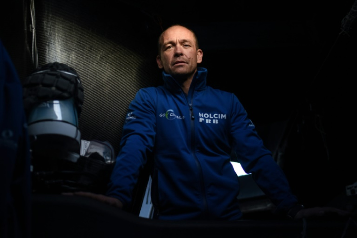 Le skipper français Kevin Escoffier, le 3 novembre 2022 à Saint-Malo © Sebastien SALOM-GOMIS