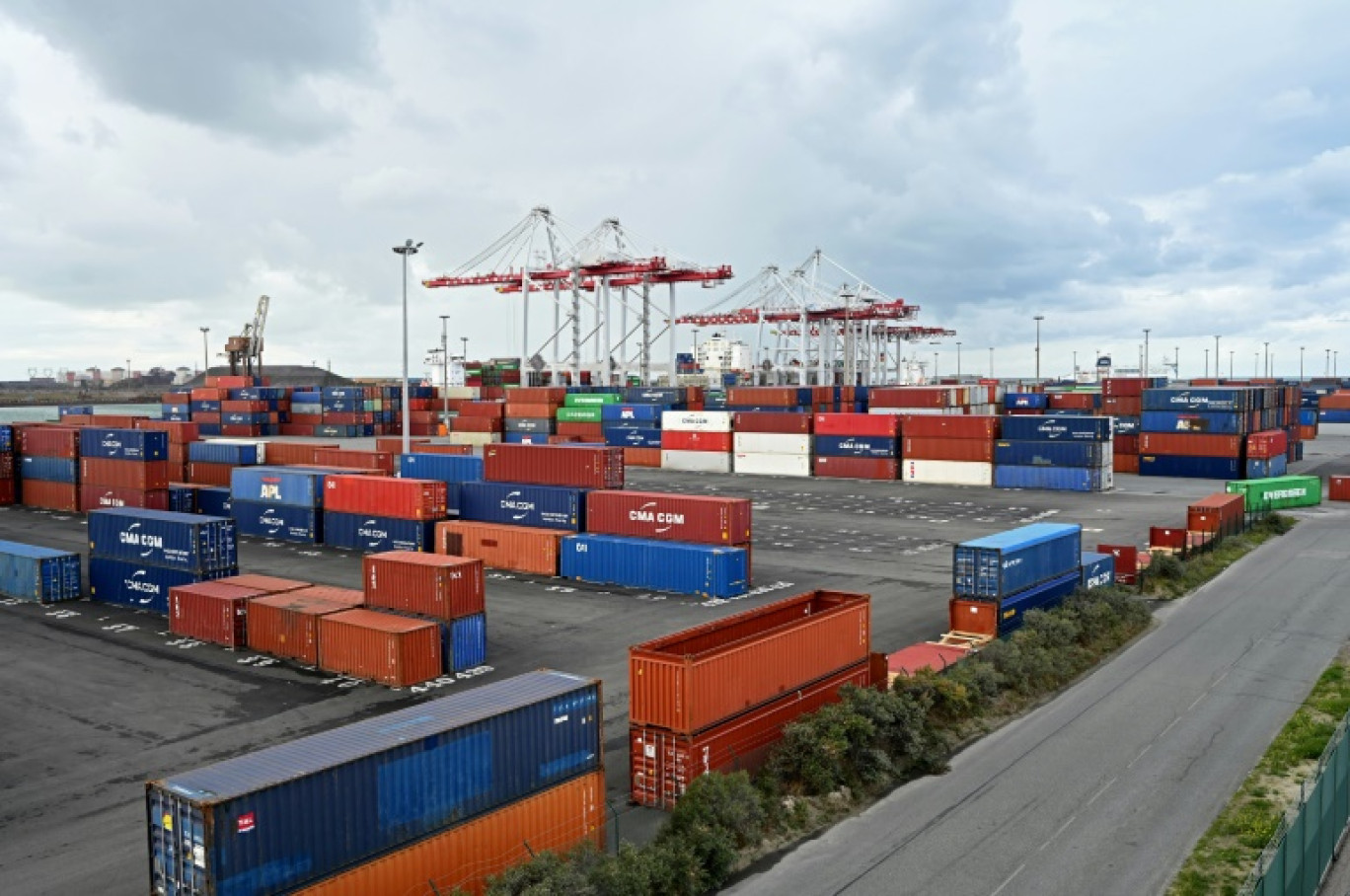 Près de 10 tonnes de cocaïne ont été saisies par les douanes ce weekend dans le port de Dunkerque, un record en métropole © FRANCOIS LO PRESTI