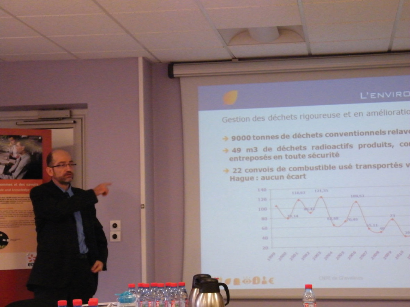 Présentation des résultats annuels de la centrale nucléaire de Gravelines, le 20 janvier dernier.