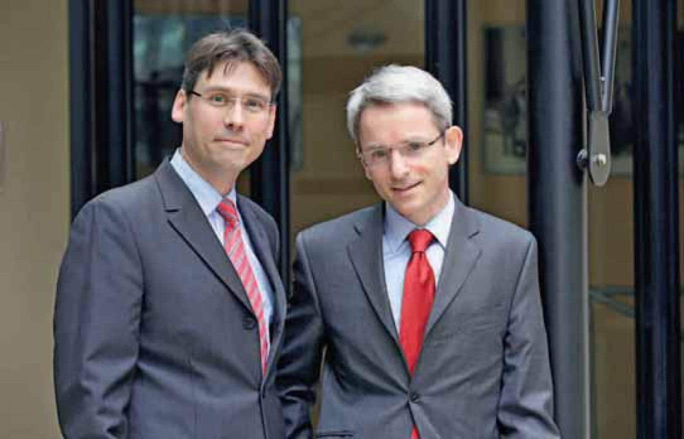 Xavier Bouché et Xavier Guédé, respectivement président de la première commission “Une volonté” et rapporteur.