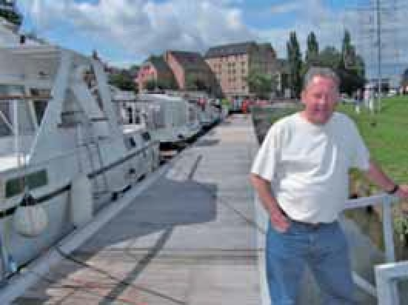 Pierre James, plaisancier basé à Mons, notamment président de l’association “Hautmont bateaux”.