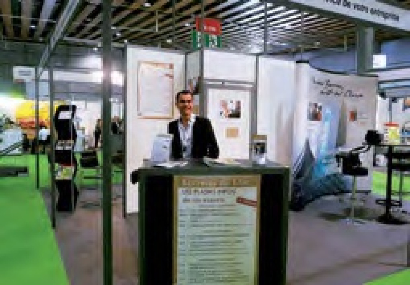 Stand de l’ordre des avocats au barreau de Lille au salon Créer 2011.