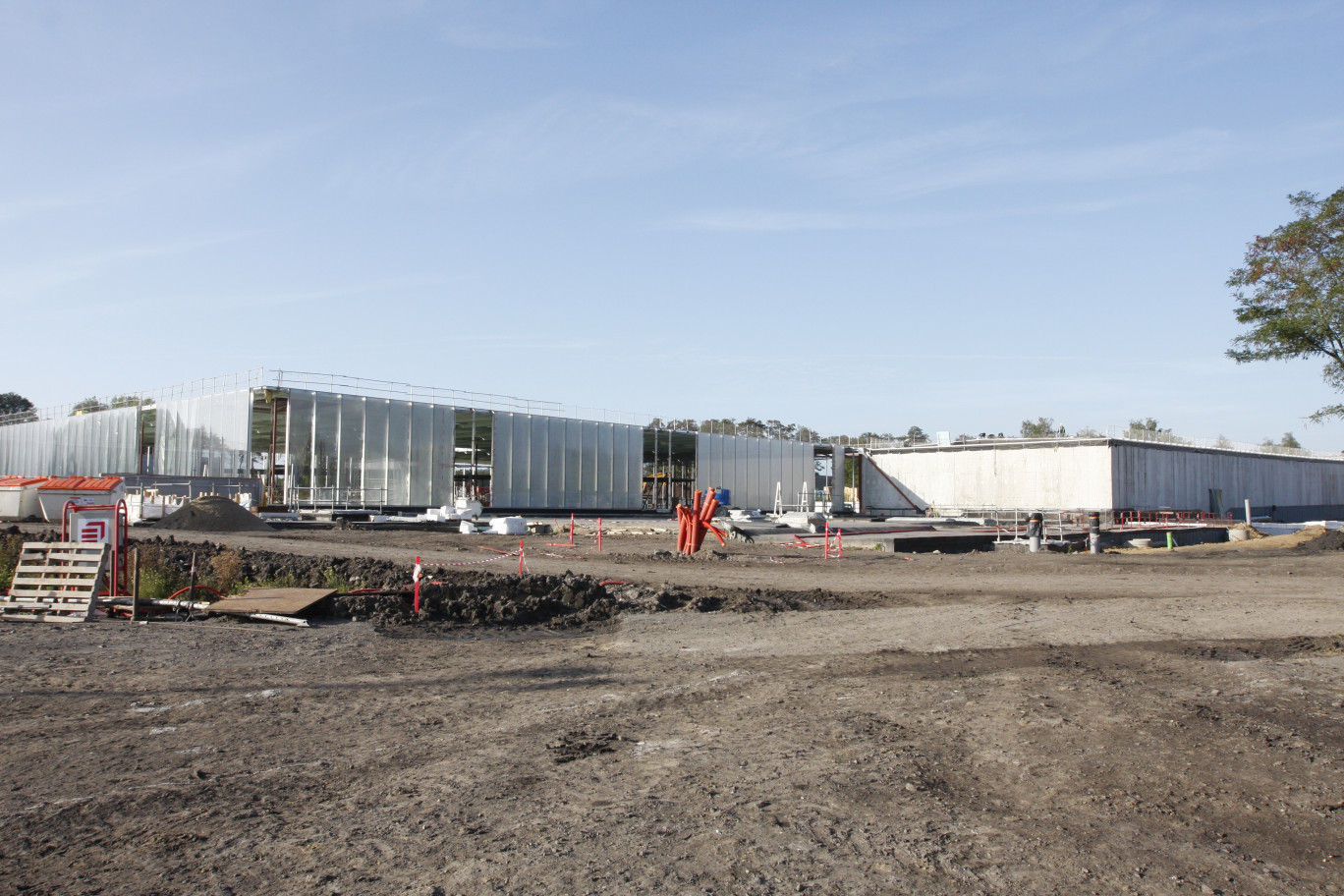 Le chantier du Louvre-Lens a nécessité plus de 18 mois de travaux. 80% des entreprises qui sont intervenus sur le chantier.