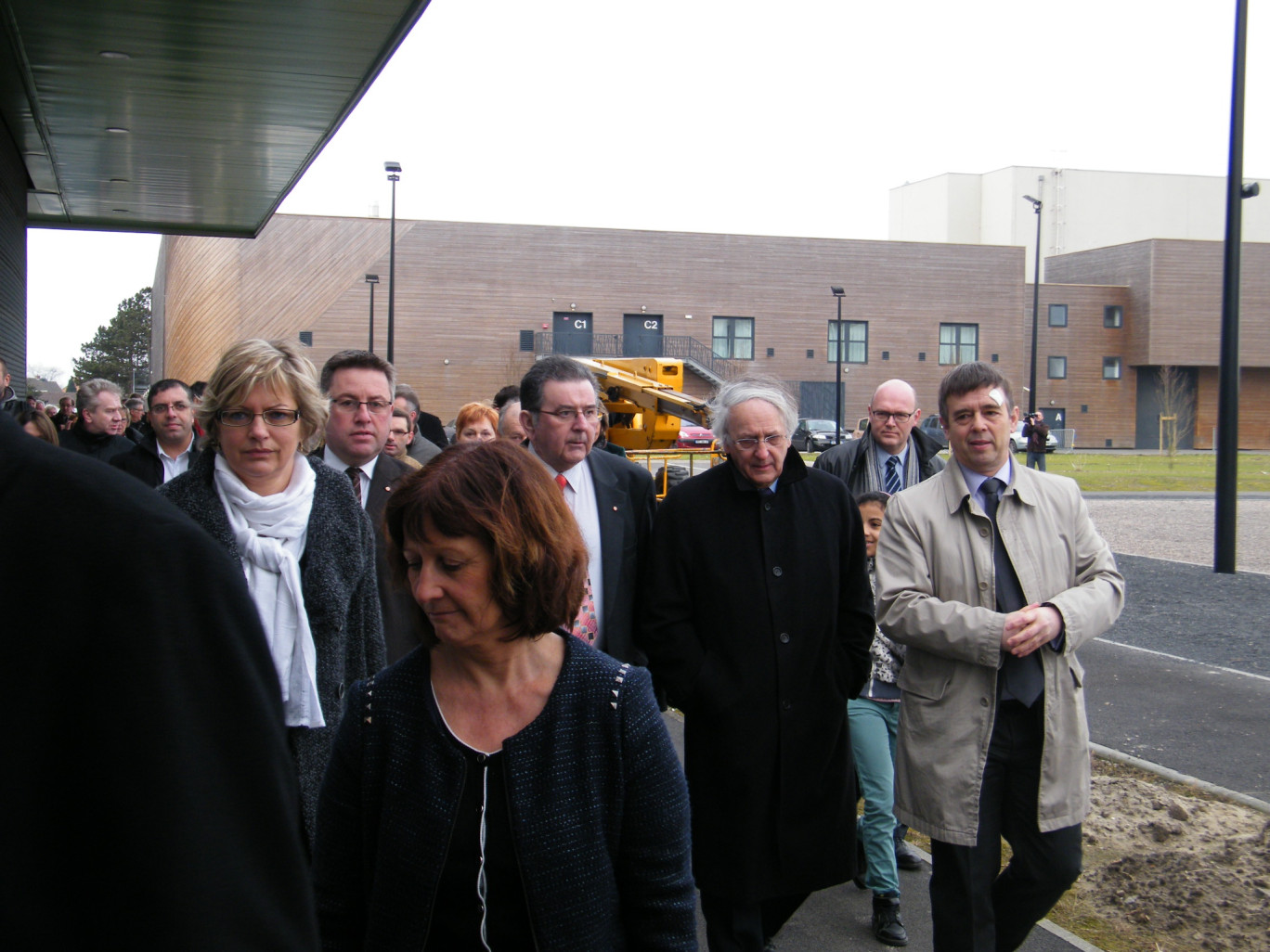 « Daniel Percheron et Damien Careme ont inauguré le complexe Léo Lagrange à Grande-Synthe le 15 mars dernier ».