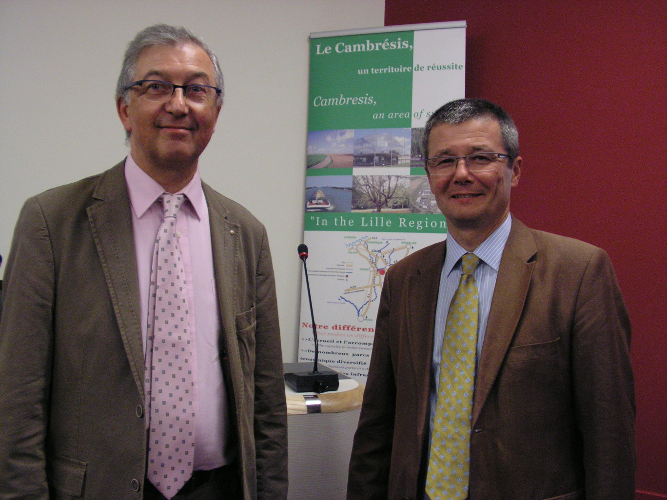 Jean-Dominique Aublin (à gauche) et Marc Honoré.