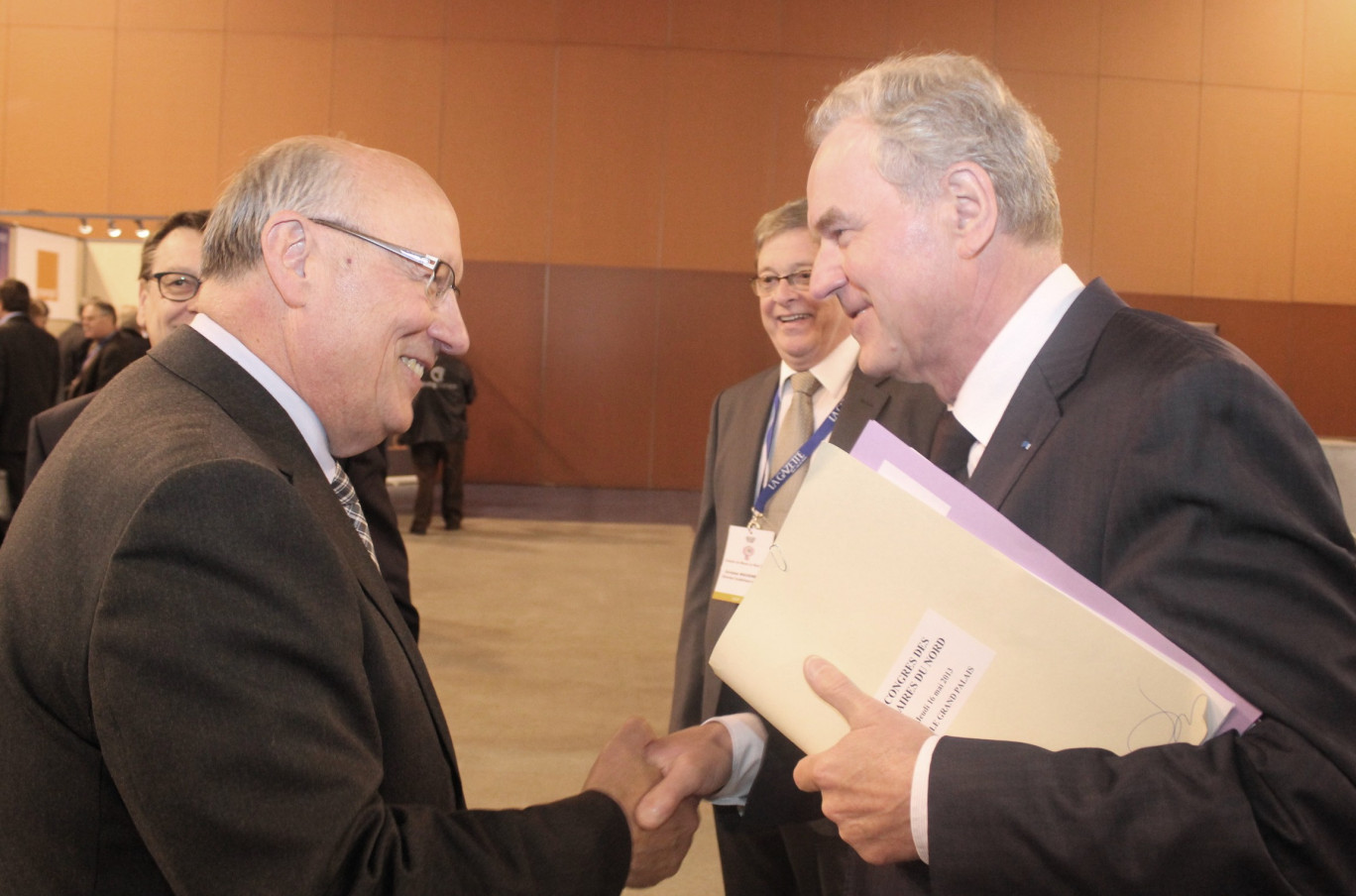 Patrick Masclet et le préfet de Région Dominique Bur (à gauche) ont oeuvré d'arrache pied pour dessiner la nouvelle carte des intercommnalités dans le Nord.