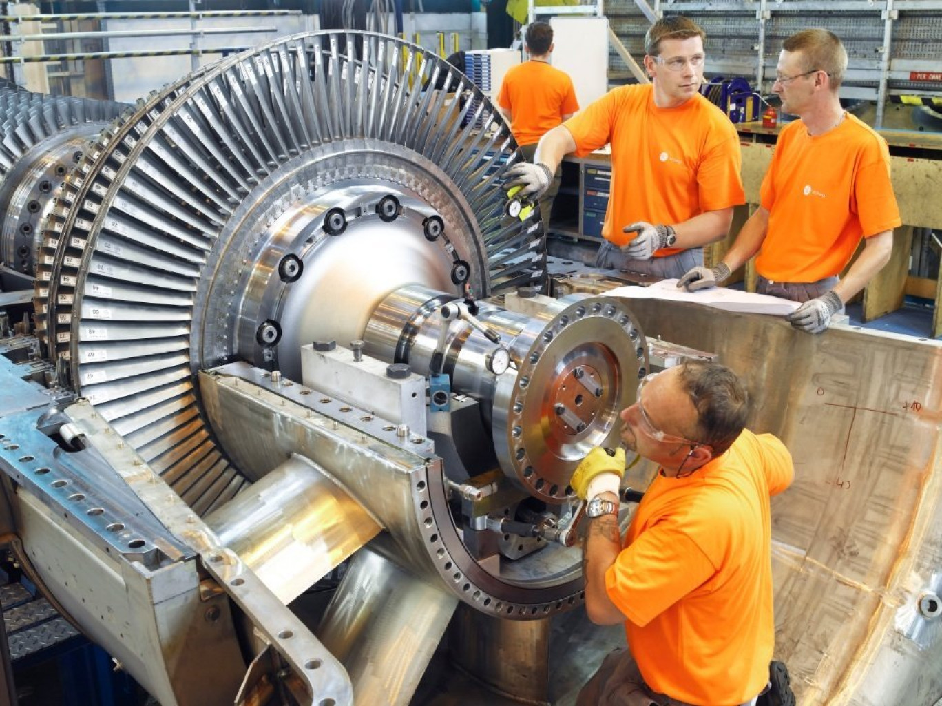 La turbine est en cours de fabrication à Belfort, elle sera livée à Bouchain mi 2014 pour essais.