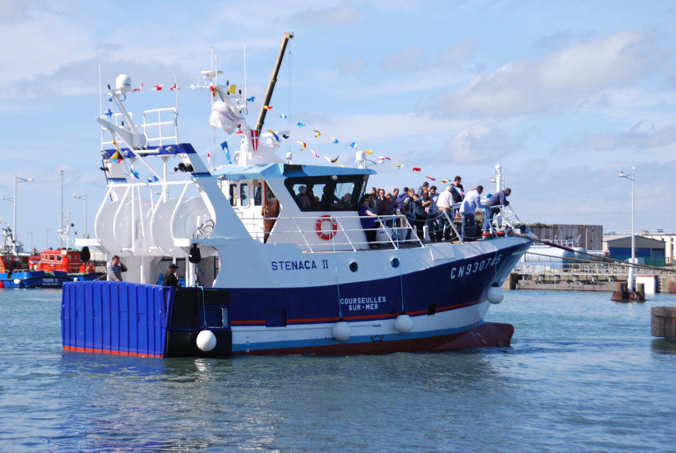 Entièrement construit dans le Pas-de-Calais, le Stenaca II a rejoint son port d'attache dans le Calvados.