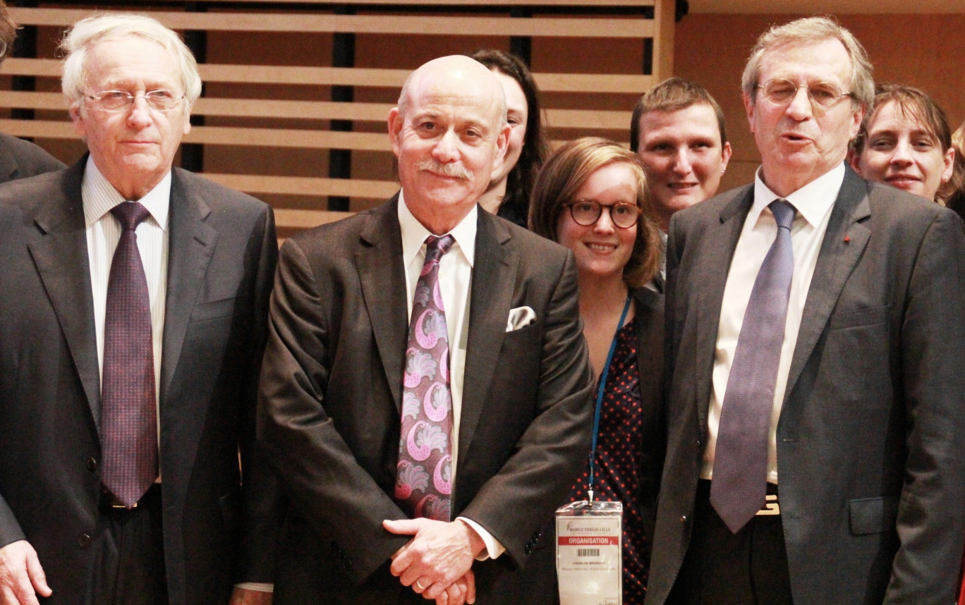 Daniel Percheron, Jeremy Rifkin et Philippe Vasseur.