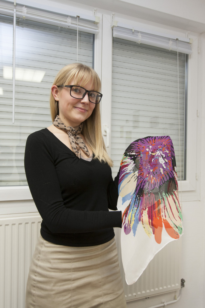 Audrey n'a que 23 ans, elle a pourtant décidé de créer une entreprise dans le domaine du textile. Une bien belle initiative à l'heure dans un secteur d'activité plus que sinistré à l'échelle régionale.