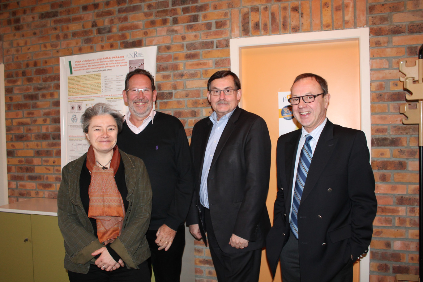 Frédérique Martin, Daniel Blaie, Pascal Codron et Jean-Claude Bénit.