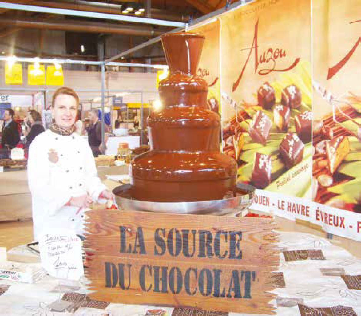 Le salon du chocolat et gourmandises a mis les sens des visiteurs en éveil, avec notamment zouzous” du chocolatier amiénois Auzou.