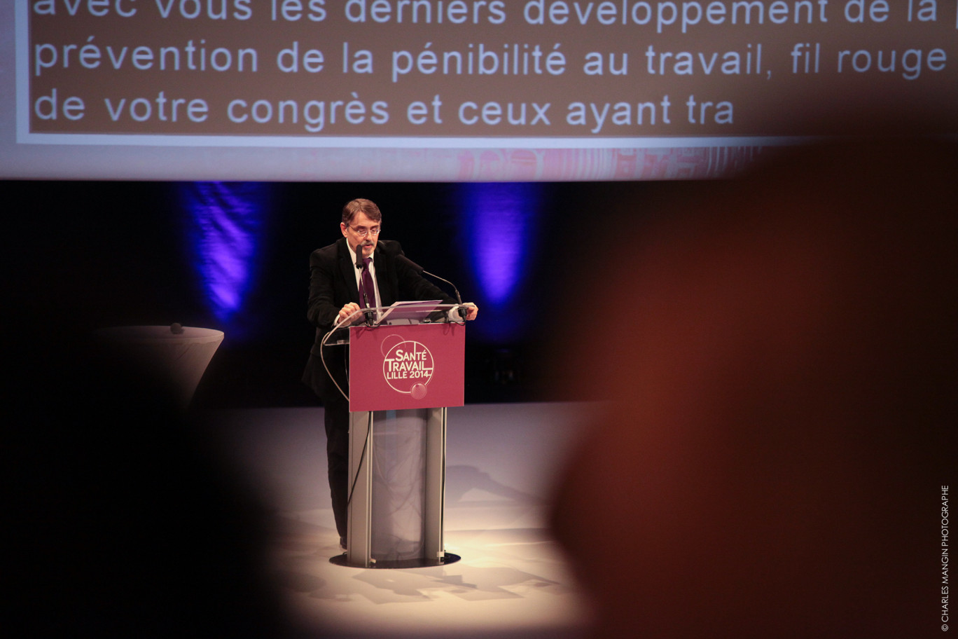 Yves Struillou, directeur général du travail, lors de l’inauguration.