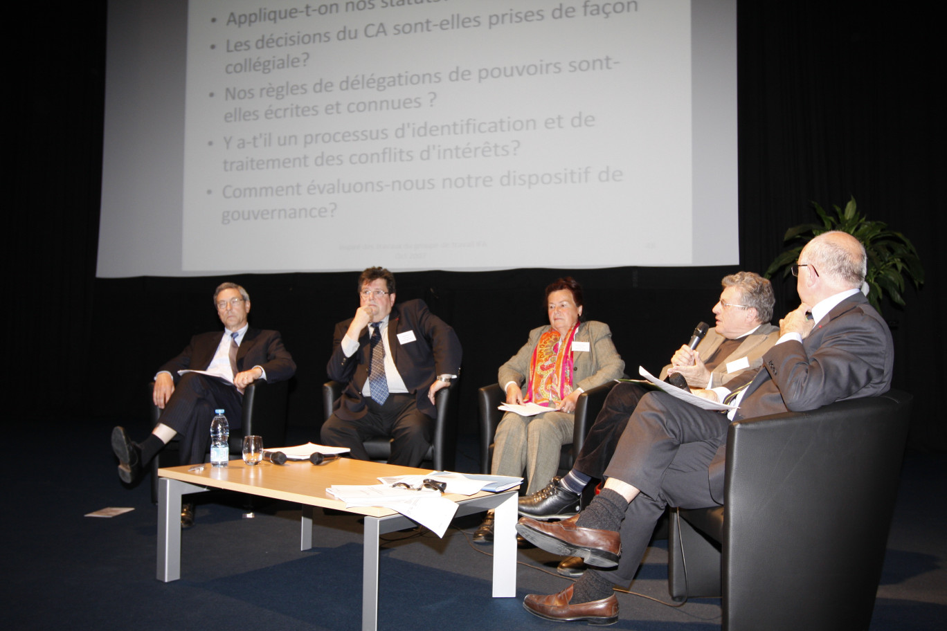 L’assemblée générale a donné lieu à l’organisation d’une table ronde sur la gouvernance en mutation.