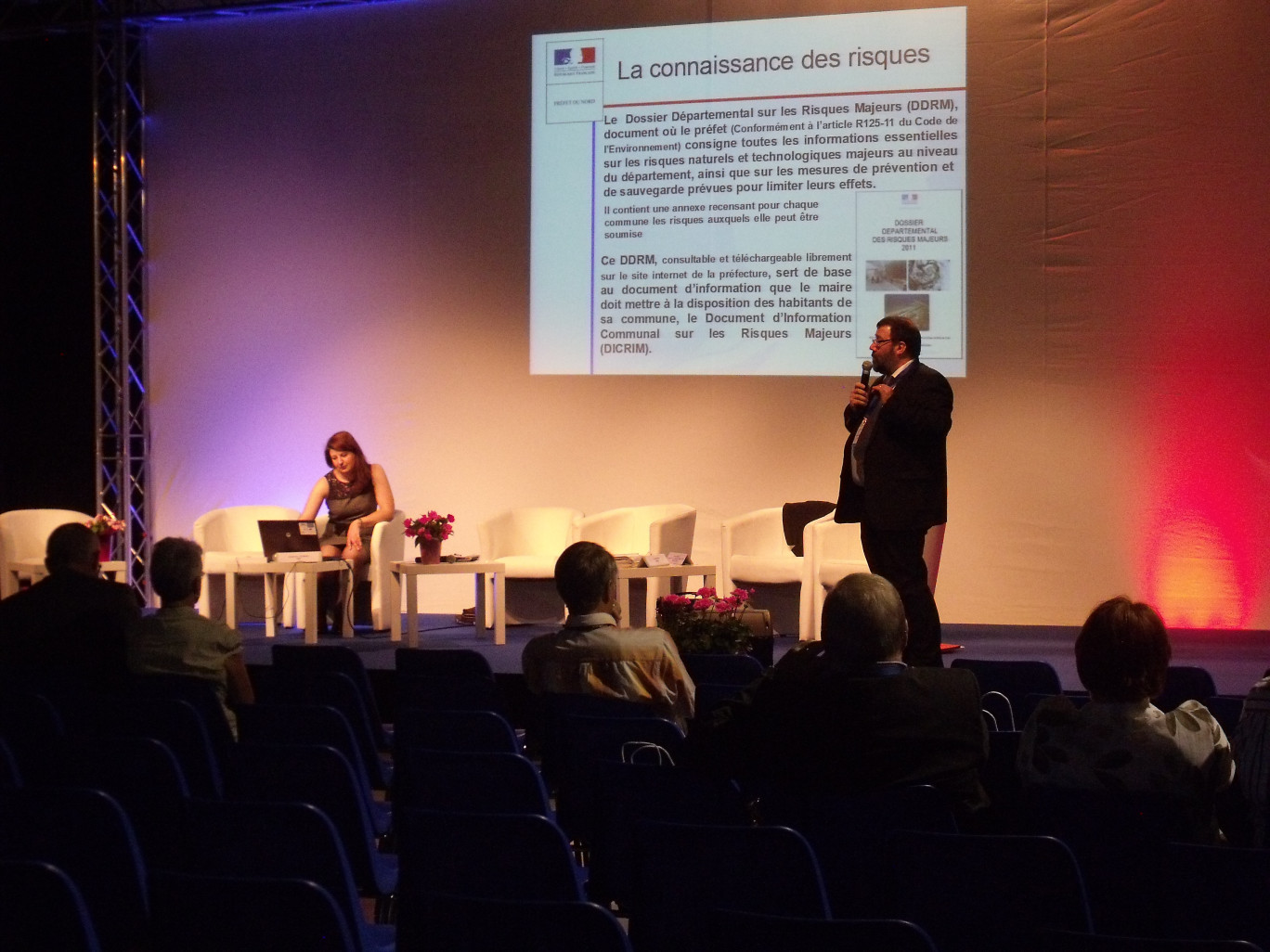 Benoît Silvestre, de la Préfecture du Nord, a animé l'atelier "Pouvoirs de police, responsabilités du Maire, gestion de crise".