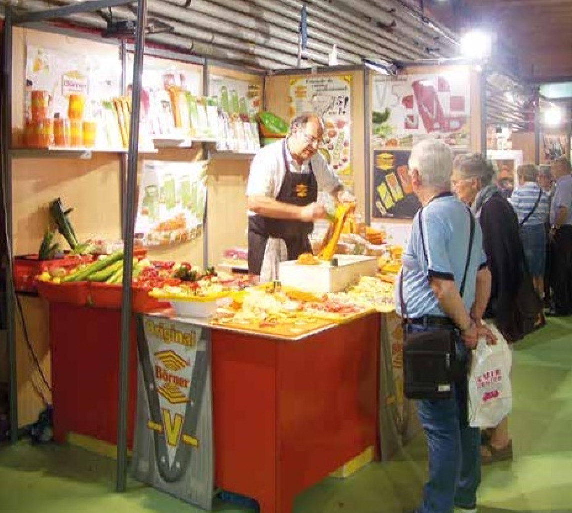 Le village des démonstrateurs : une des attractions majeures de la Foire exposition de Picardie. 