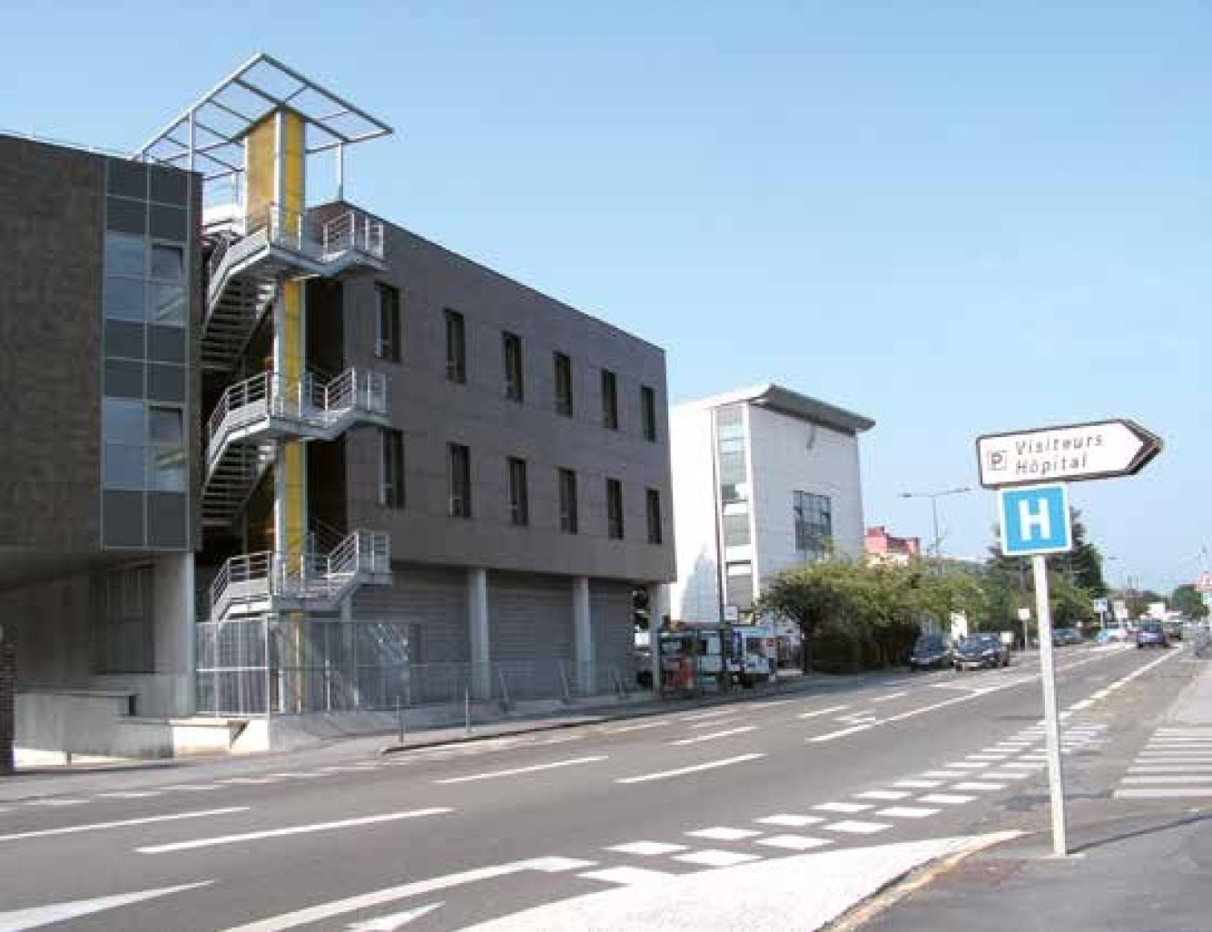 Une vue de l’actuel centre hospitalier Sambre-Avesnois, à Maubeuge.