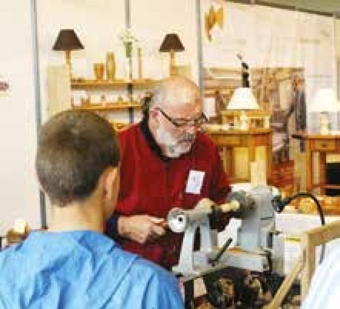 Le nouvel espace «Touchons du Bois» a permis de faire découvrir la diversité des métiers du bois. 