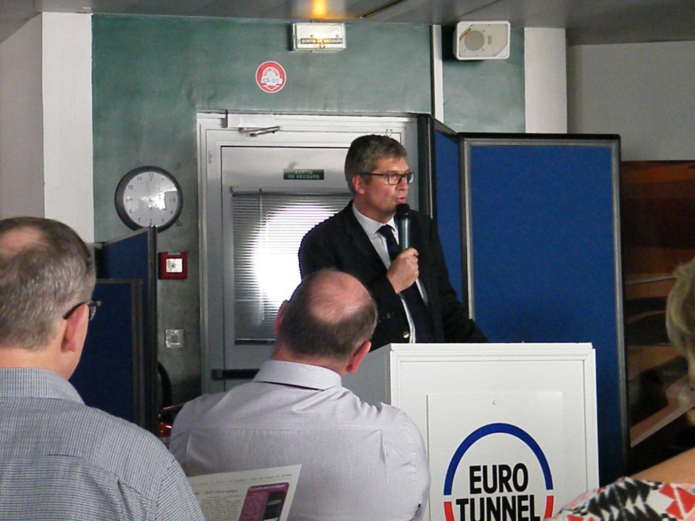 « Eric Lelieur, président de FACE Calaisis lors de l'assemblée générale du 14 avril dernier ».