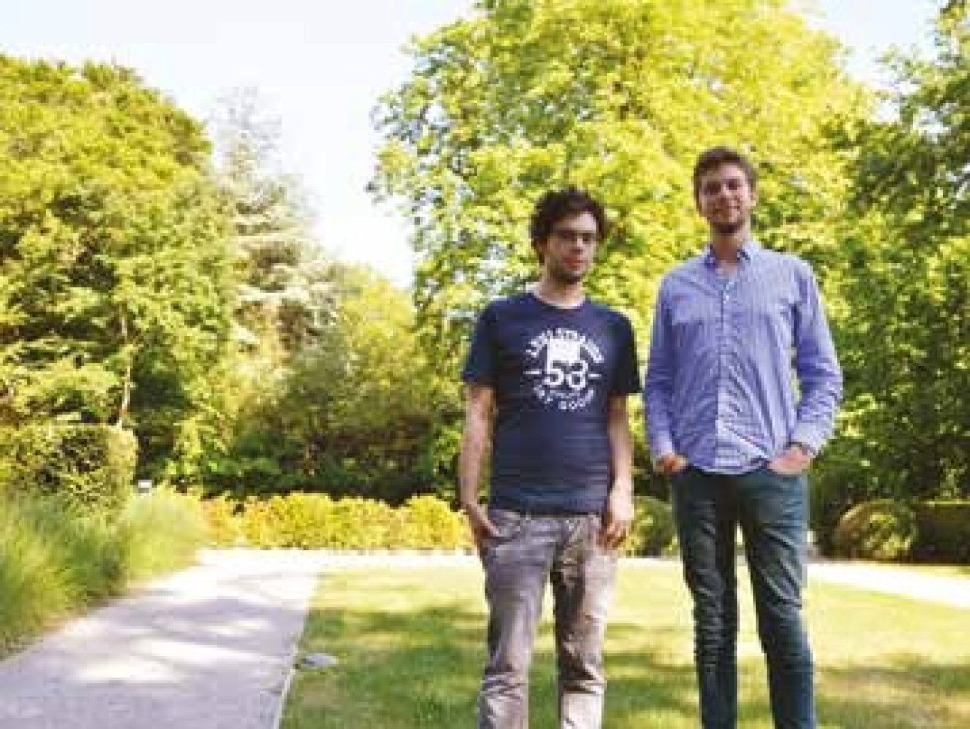 Arthur Hirel et François Lebrun, respectivement dirigeant et stagiaire de Zats.me.