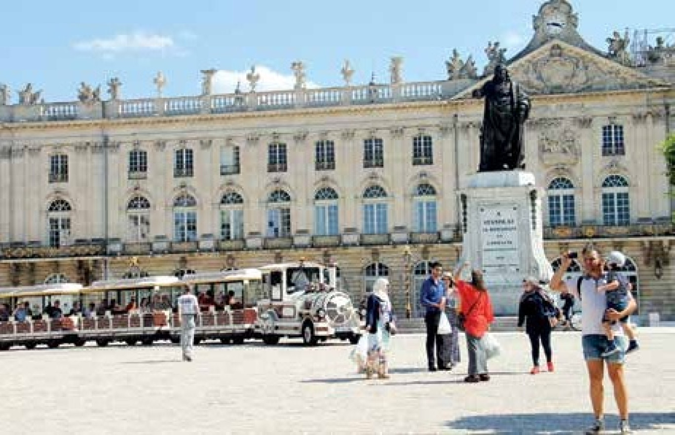 Les touristes en bonne place…