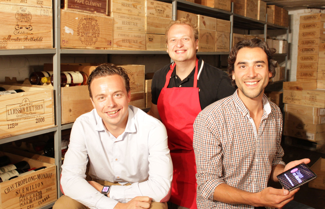 Bertrand Maux, Maxime Varcélice et Simon Gaudiot.