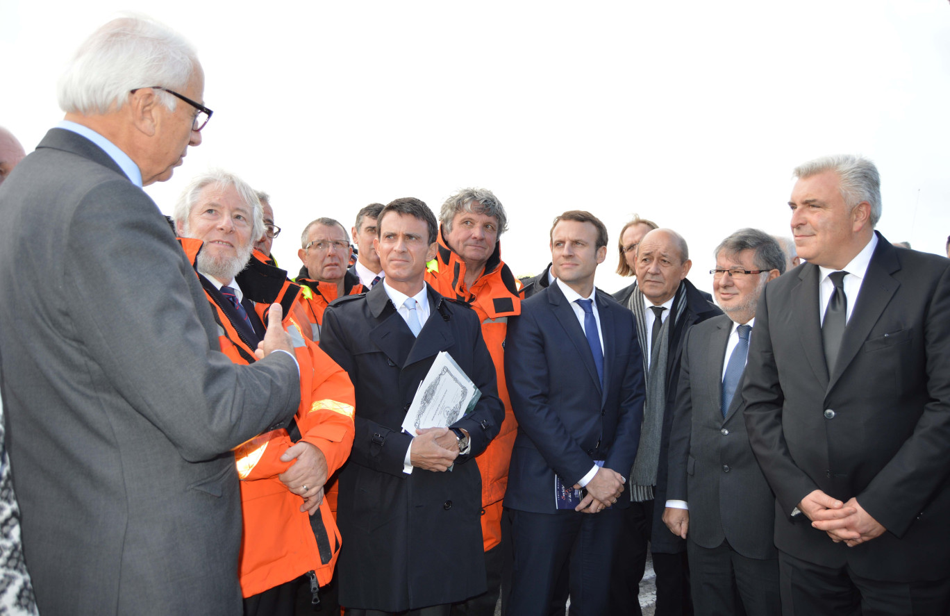 Le Premier ministre à la rencontre des sauveteurs en mer de Boulogne et de Calais.