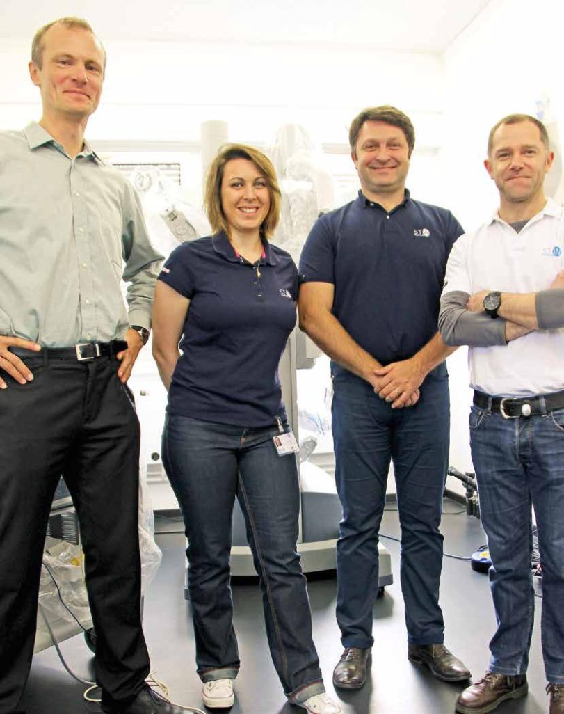 Jean-Pierre Henry, Marjorie Mazeau, Alexandre Thouroude et Erwan De Penfentenyo, l’escouade de Stan Institute. "«Notre team training est adaptable à quasiment tous les secteurs.»