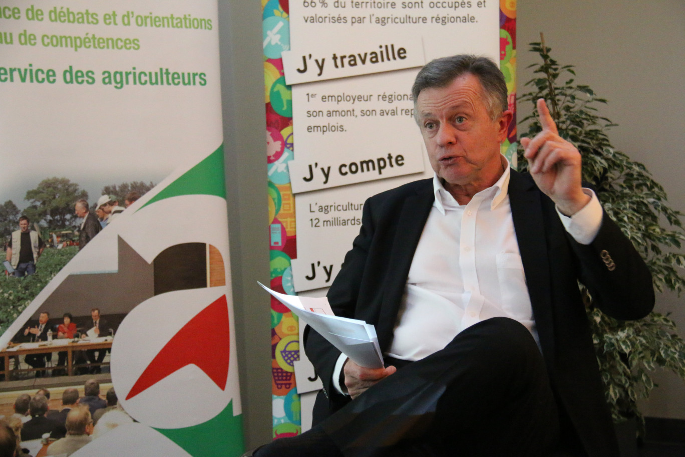 Lors d’un échange avec la presse, Jean-Bernard Bayard, président de la Chambre d’Agriculture Nord-Pas de Calais, a présenté les perspectives agricoles régionales des prochaines années.