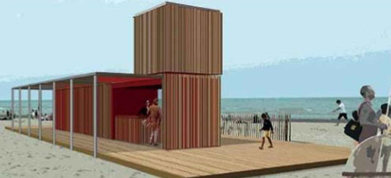 Projet des modules de plage au Touquet