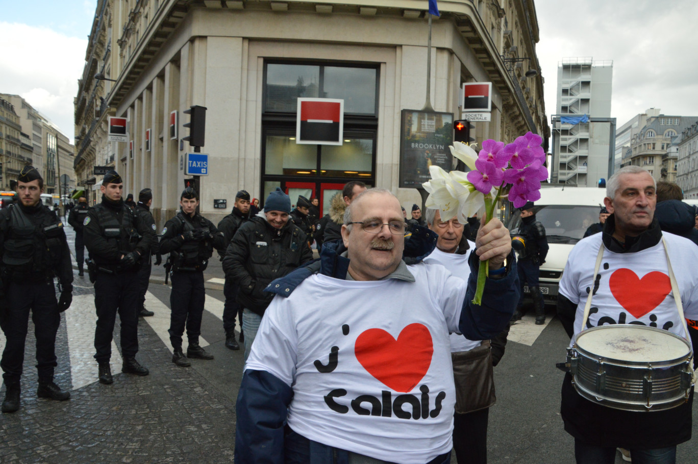 Le message de la manifestation se voulait positif.