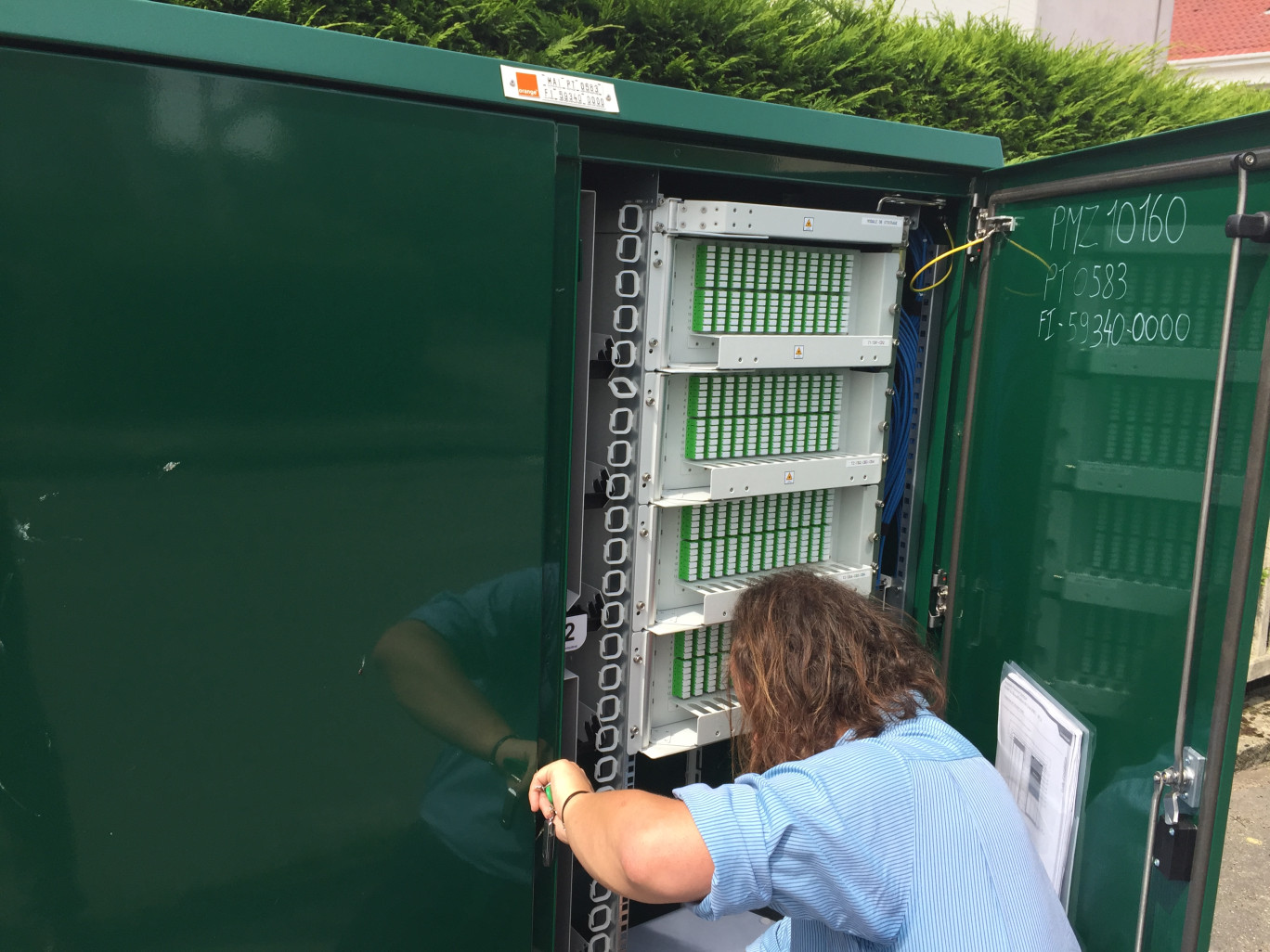 « L'armoire d'Orange permet de connecter plus de 900 lignes ».