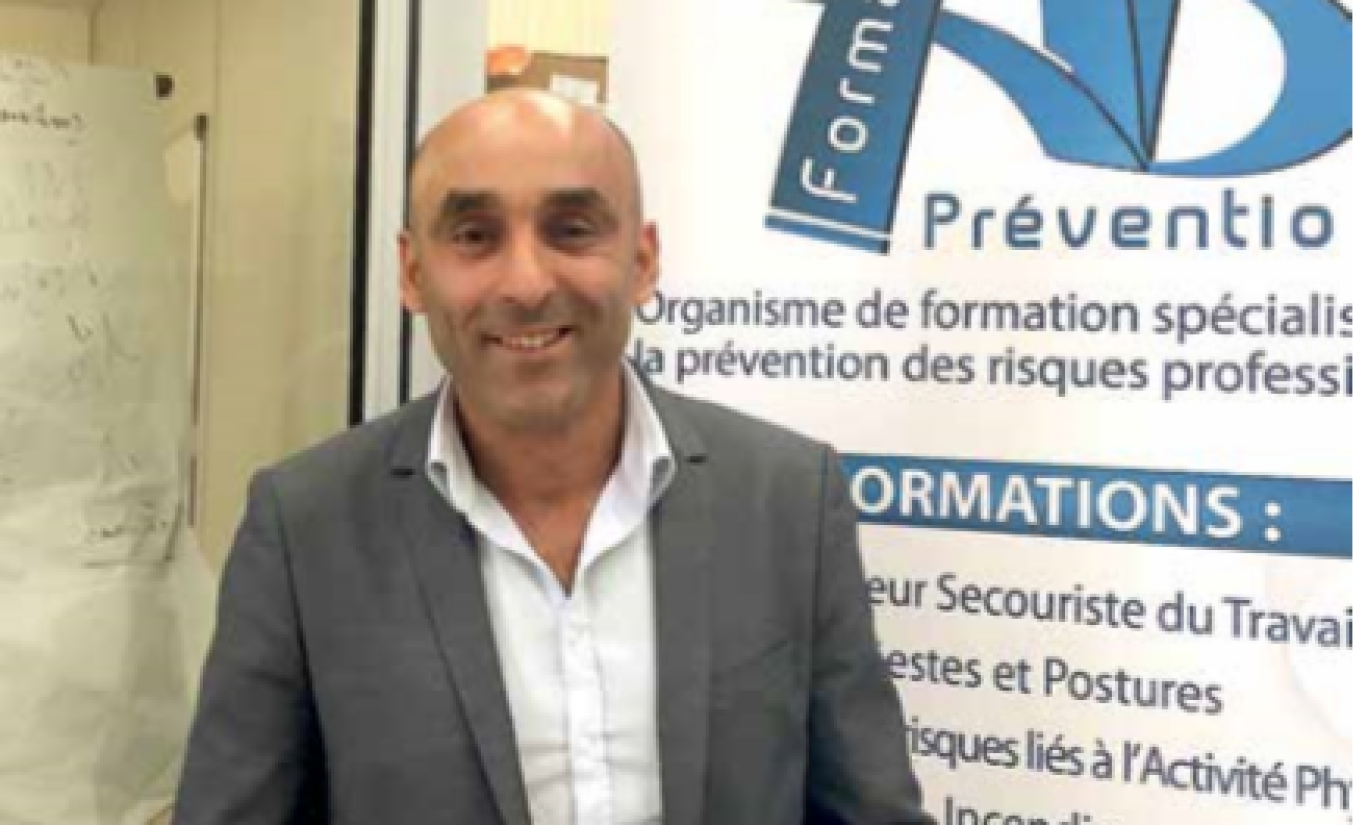 Ali Belhamdi, dirigeant fondateur d’AB prévention.