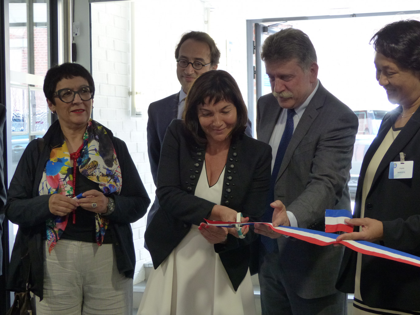 Annick Girardin, ministre de la Fonction publique inaugure les locaux rénovés de l'IRA-Lille...