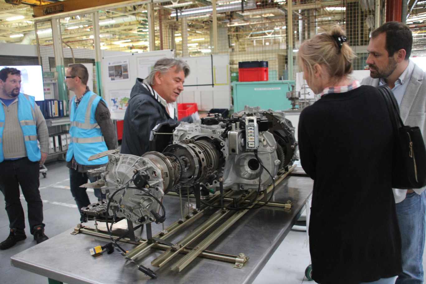 La boite de vitesse automatique, marque de fabrique de la STA.    