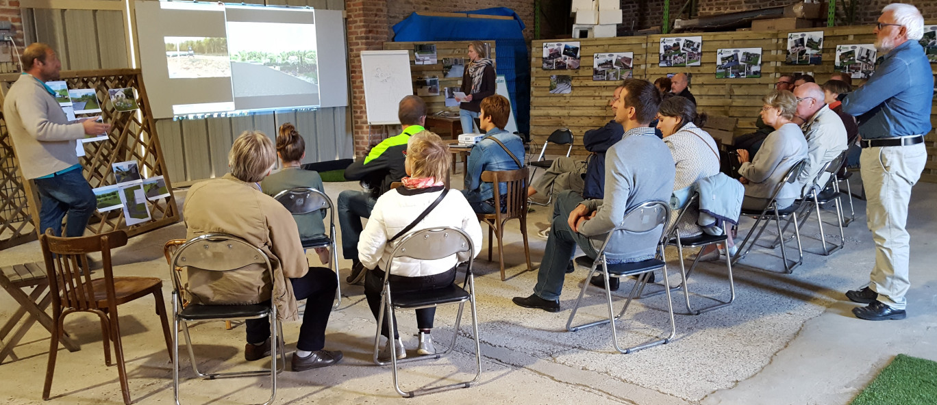 Les ateliers furent très appréciés par un public en quête d’idées et de « Bien-être au jardin », thématique des deux journées portes ouvertes